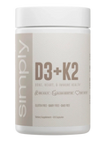 D3 + K2 Simply 120 Capsulas
