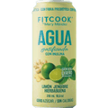 Agua Gasificada con Inulina Limon Jengibre Hierbabuena