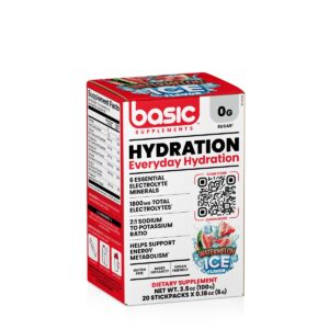 Hydration Basic - 20 Stickpacks Watermelon (Sachets)