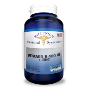 Vitamin E 40 UI + Zinc x 100 Softgels